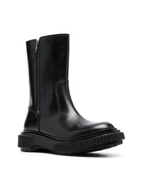 schwarze Chelsea Boots aus Leder von Adieu Paris