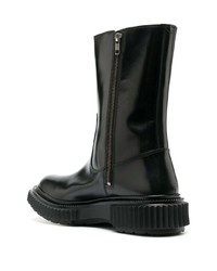 schwarze Chelsea Boots aus Leder von Adieu Paris