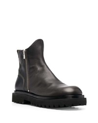 schwarze Chelsea Boots aus Leder von Officine Creative