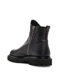 schwarze Chelsea Boots aus Leder von Officine Creative