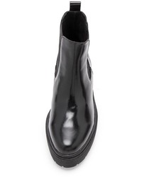 schwarze Chelsea Boots aus Leder von Jeffrey Campbell
