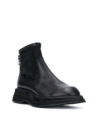 schwarze Chelsea Boots aus Leder von Julius