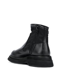 schwarze Chelsea Boots aus Leder von Julius