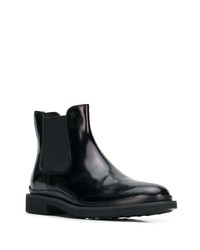 schwarze Chelsea Boots aus Leder von Tod's