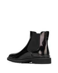 schwarze Chelsea Boots aus Leder von Tod's