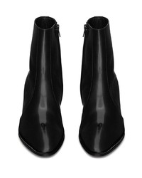 schwarze Chelsea Boots aus Leder von Saint Laurent