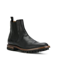 schwarze Chelsea Boots aus Leder von Officine Creative