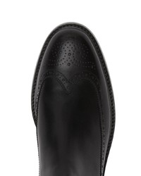 schwarze Chelsea Boots aus Leder von Burberry