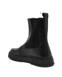 schwarze Chelsea Boots aus Leder von Viron