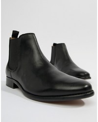 schwarze Chelsea Boots aus Leder von WALK LONDON