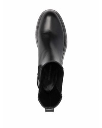 schwarze Chelsea Boots aus Leder von Ann Demeulemeester