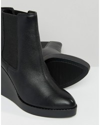 schwarze Chelsea Boots aus Leder von Aldo