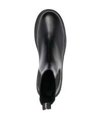 schwarze Chelsea Boots aus Leder von Alexander McQueen