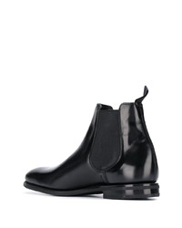 schwarze Chelsea Boots aus Leder von Church's