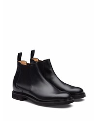 schwarze Chelsea Boots aus Leder von Church's