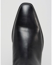 schwarze Chelsea Boots aus Leder von Base London