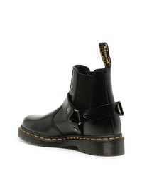 schwarze Chelsea Boots aus Leder von Dr. Martens