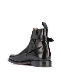 schwarze Chelsea Boots aus Leder von Church's