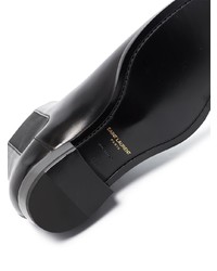 schwarze Chelsea Boots aus Leder von Saint Laurent