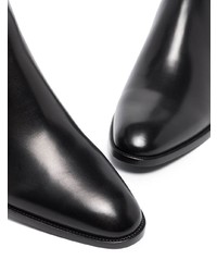 schwarze Chelsea Boots aus Leder von Saint Laurent