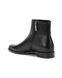 schwarze Chelsea Boots aus Leder von Saint Laurent