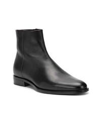 schwarze Chelsea Boots aus Leder von Saint Laurent