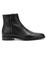 schwarze Chelsea Boots aus Leder von Saint Laurent