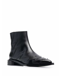 schwarze Chelsea Boots aus Leder von Toga Virilis