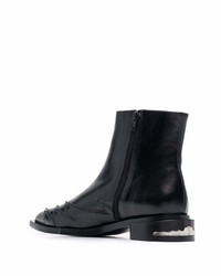 schwarze Chelsea Boots aus Leder von Toga Virilis