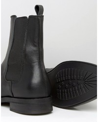 schwarze Chelsea Boots aus Leder von Zign Shoes