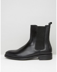 schwarze Chelsea Boots aus Leder von Zign Shoes