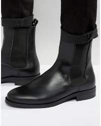 schwarze Chelsea Boots aus Leder von Zign Shoes