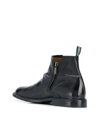 schwarze Chelsea Boots aus Leder von Green George