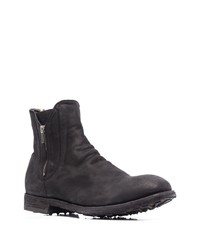 schwarze Chelsea Boots aus Leder von Officine Creative