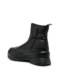 schwarze Chelsea Boots aus Leder von Guidi