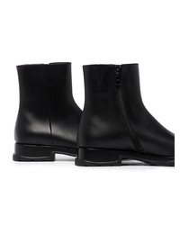 schwarze Chelsea Boots aus Leder von Alexander McQueen