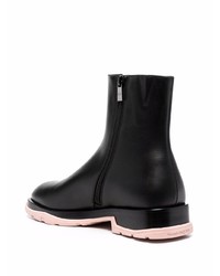 schwarze Chelsea Boots aus Leder von Alexander McQueen