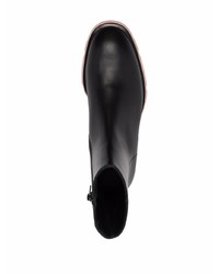 schwarze Chelsea Boots aus Leder von Alexander McQueen