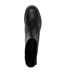 schwarze Chelsea Boots aus Leder von Ann Demeulemeester