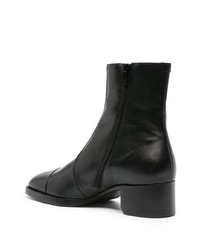 schwarze Chelsea Boots aus Leder von DSQUARED2