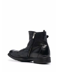 schwarze Chelsea Boots aus Leder von Officine Creative