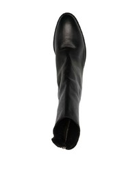 schwarze Chelsea Boots aus Leder von Guidi