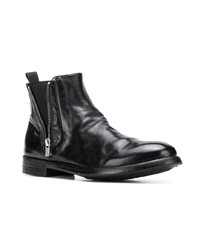 schwarze Chelsea Boots aus Leder von Officine Creative