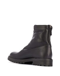 schwarze Chelsea Boots aus Leder von Giuseppe Zanotti