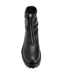 schwarze Chelsea Boots aus Leder von Giuseppe Zanotti