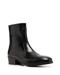 schwarze Chelsea Boots aus Leder von Lemaire