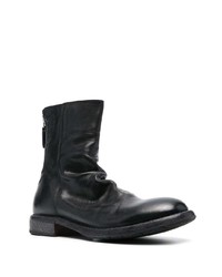 schwarze Chelsea Boots aus Leder von Moma