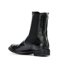 schwarze Chelsea Boots aus Leder von Officine Creative