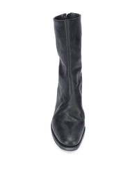 schwarze Chelsea Boots aus Leder von A Diciannoveventitre