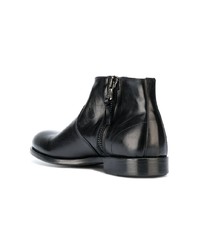 schwarze Chelsea Boots aus Leder von Leqarant